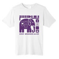 Keep Memories Alive Alzheimers Disease Awareness Tall Fusion ChromaSoft Performance T-Shirt