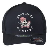 Krav Maga And Coffee Beanie Rock Vintage Skull Flexfit Unipanel Trucker Cap