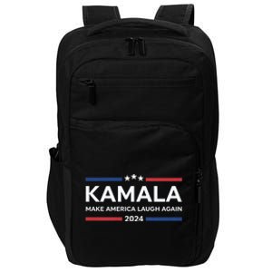 Kamala Make America Laugh Again American Flag 2024 Impact Tech Backpack