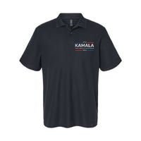 Kamala Make America Laugh Again American Flag 2024 Softstyle Adult Sport Polo