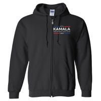 Kamala Make America Laugh Again American Flag 2024 Full Zip Hoodie