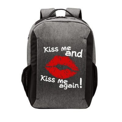 Kiss Me And Kiss Me Again Lips Cute Gift Vector Backpack