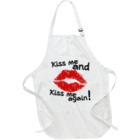 Kiss Me And Kiss Me Again Lips Cute Gift Apron