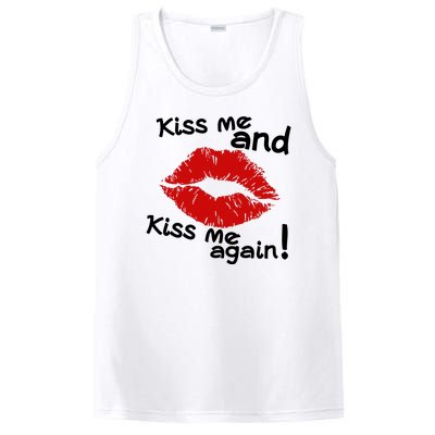 Kiss Me And Kiss Me Again Lips Cute Gift PosiCharge Competitor Tank