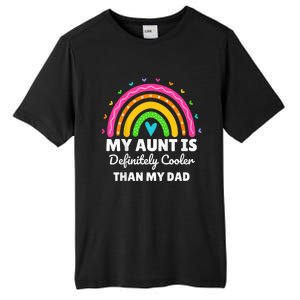 kid My Aunt Is Definitely Cooler Than My Dad Auntie Niece Nephew Tall Fusion ChromaSoft Performance T-Shirt