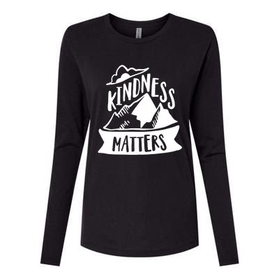 Kindness Matters Anti Bullying Kind Week Unity Day Cool Gift Womens Cotton Relaxed Long Sleeve T-Shirt