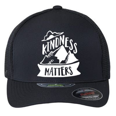 Kindness Matters Anti Bullying Kind Week Unity Day Cool Gift Flexfit Unipanel Trucker Cap