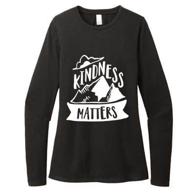 Kindness Matters Anti Bullying Kind Week Unity Day Cool Gift Womens CVC Long Sleeve Shirt