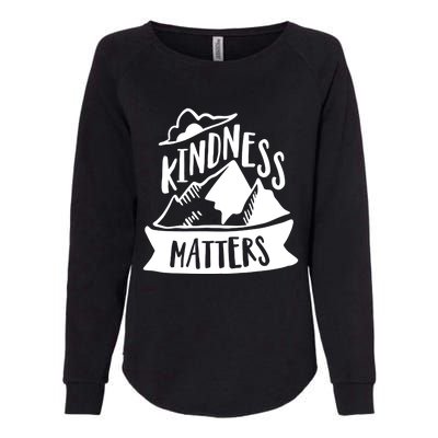 Kindness Matters Anti Bullying Kind Week Unity Day Cool Gift Womens California Wash Sweatshirt