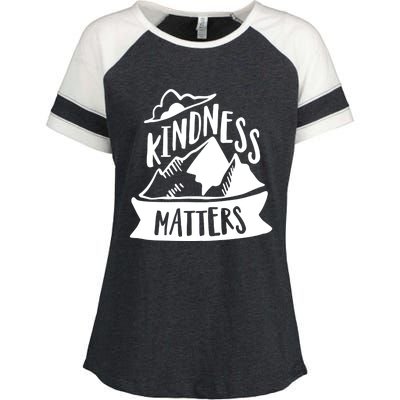 Kindness Matters Anti Bullying Kind Week Unity Day Cool Gift Enza Ladies Jersey Colorblock Tee