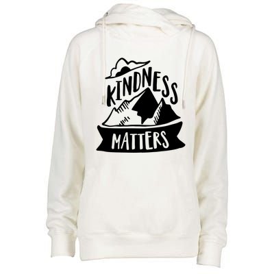 Kindness Matters Anti Bullying Kind Week Unity Day Cool Gift Womens Funnel Neck Pullover Hood