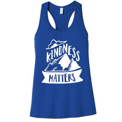 Kindness Matters Anti Bullying Kind Week Unity Day Cool Gift Women's Racerback Tank