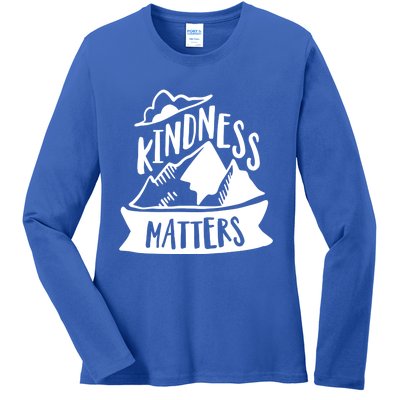 Kindness Matters Anti Bullying Kind Week Unity Day Cool Gift Ladies Long Sleeve Shirt