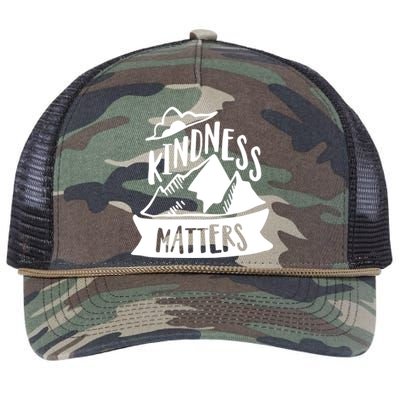 Kindness Matters Anti Bullying Kind Week Unity Day Cool Gift Retro Rope Trucker Hat Cap