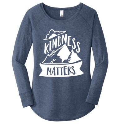 Kindness Matters Anti Bullying Kind Week Unity Day Cool Gift Women's Perfect Tri Tunic Long Sleeve Shirt