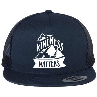 Kindness Matters Anti Bullying Kind Week Unity Day Cool Gift Flat Bill Trucker Hat