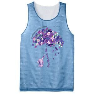 Keep Memories Alive Purple Elephant AlzheimerS Awareness Mesh Reversible Basketball Jersey Tank