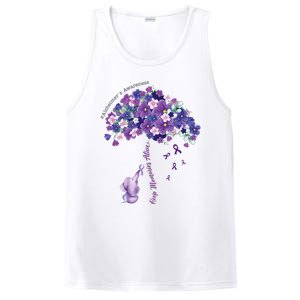 Keep Memories Alive Purple Elephant AlzheimerS Awareness PosiCharge Competitor Tank