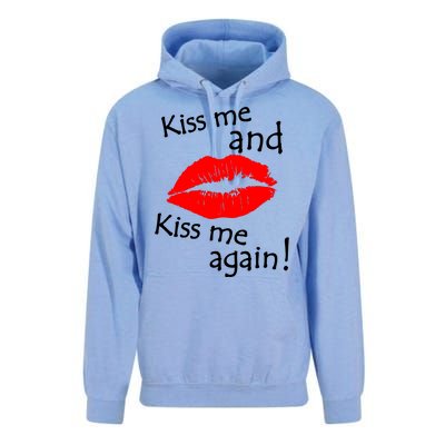 Kiss Me And Kiss Me Again Nadal Funny Kissing Unisex Surf Hoodie