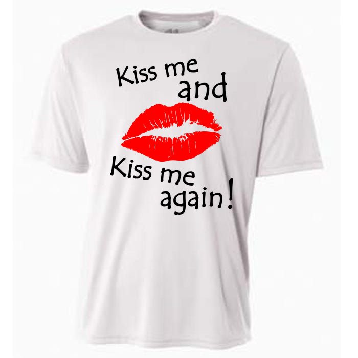 Kiss Me And Kiss Me Again Nadal Funny Kissing Cooling Performance Crew T-Shirt