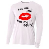 Kiss Me And Kiss Me Again Nadal Funny Kissing Cooling Performance Long Sleeve Crew