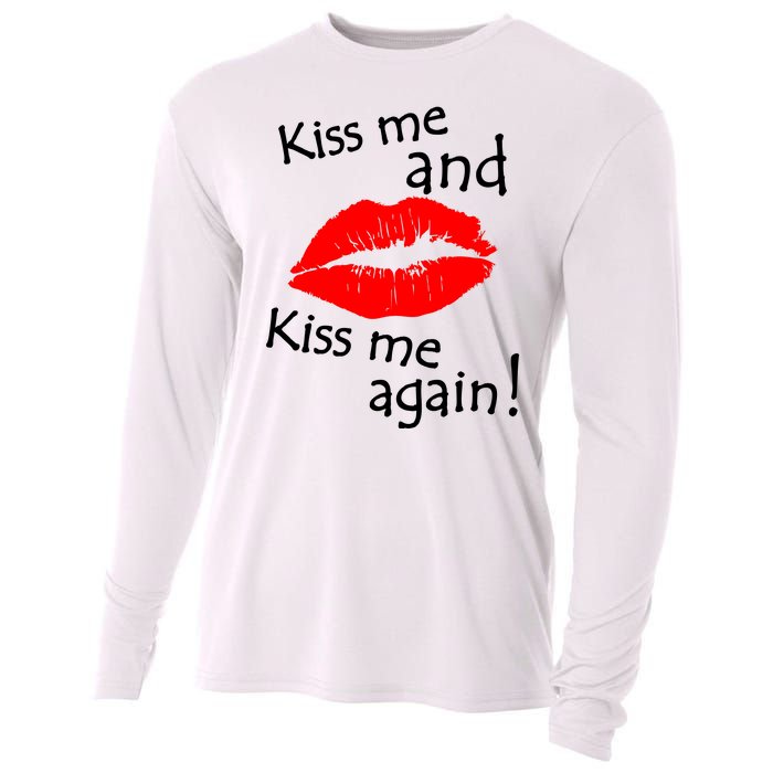 Kiss Me And Kiss Me Again Nadal Funny Kissing Cooling Performance Long Sleeve Crew