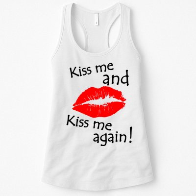 Kiss Me And Kiss Me Again Nadal Funny Kissing Womens Tank Top