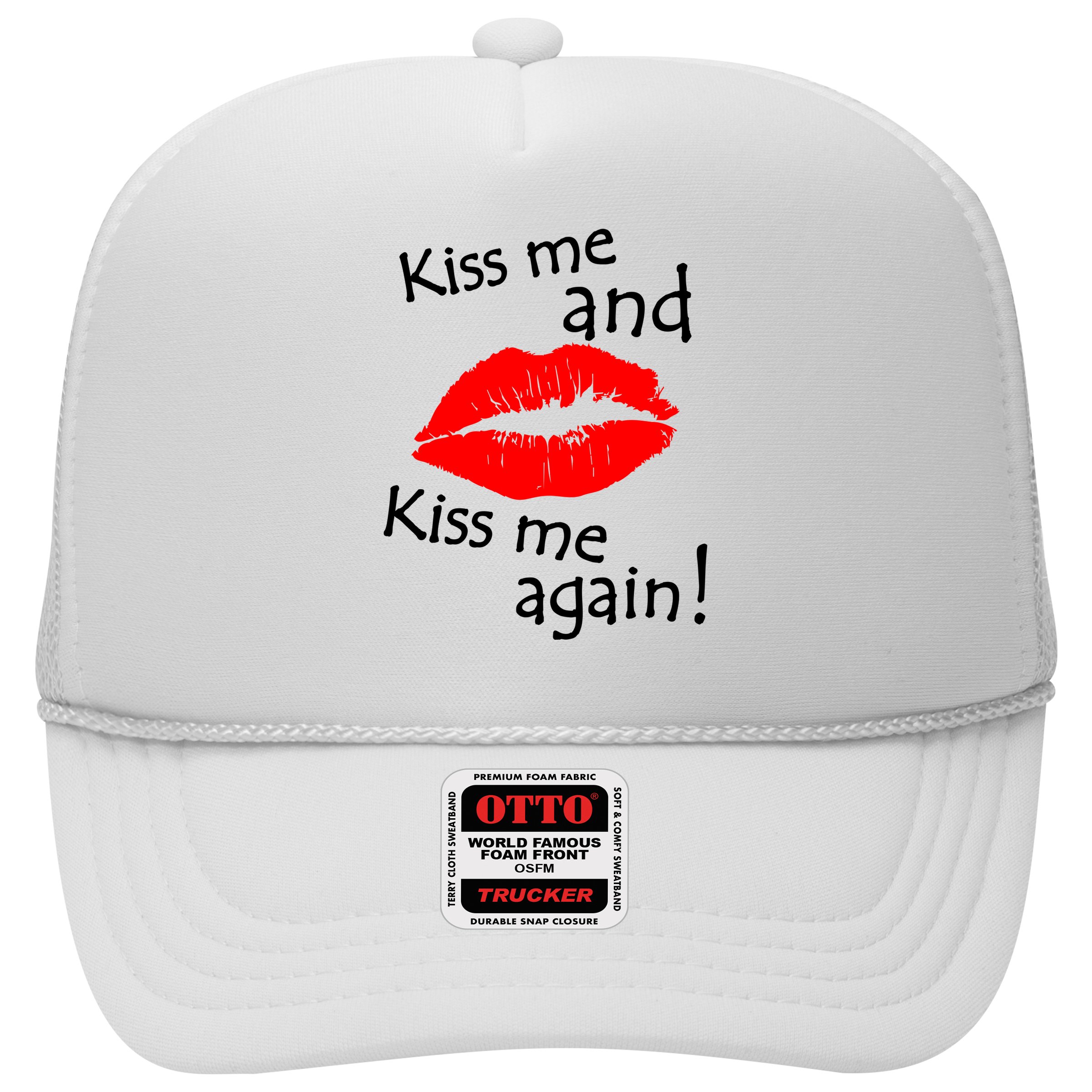 Kiss Me And Kiss Me Again Nadal Funny Kissing Hat