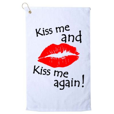 Kiss Me And Kiss Me Again Nadal Funny Kissing Golf Towel
