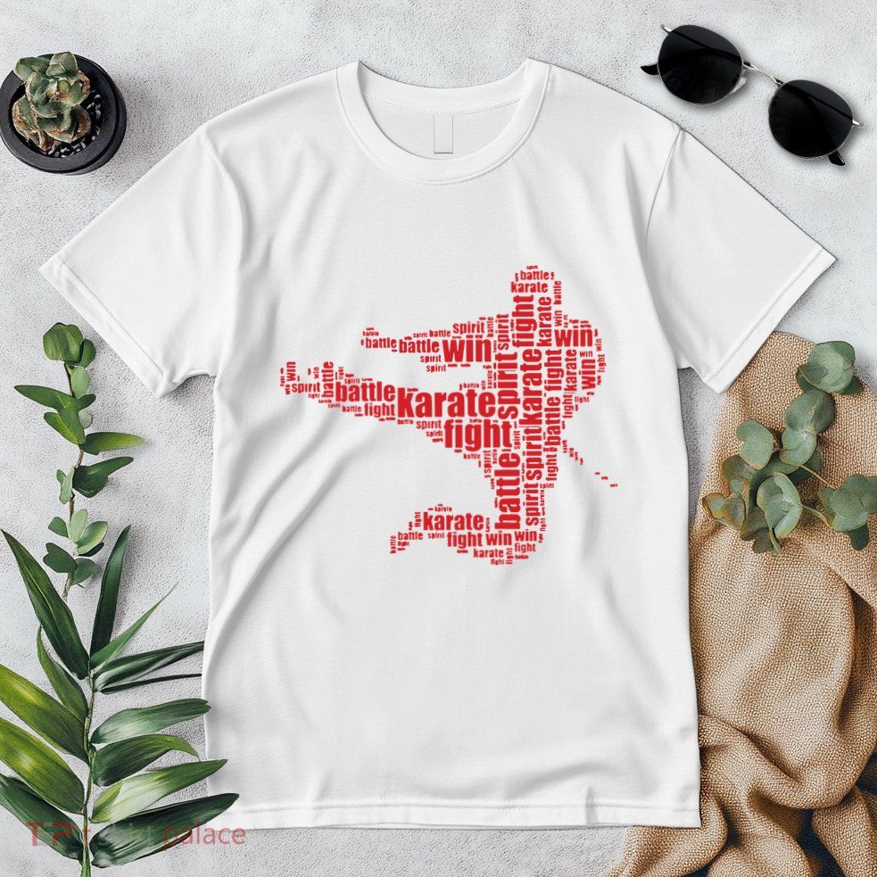 Karate Martial Arts Word Cloud Premium T-Shirt