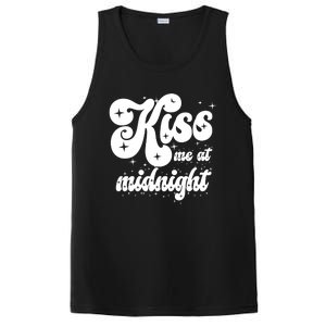 Kiss Me At Midnight Funny Happy New Years Eve PosiCharge Competitor Tank