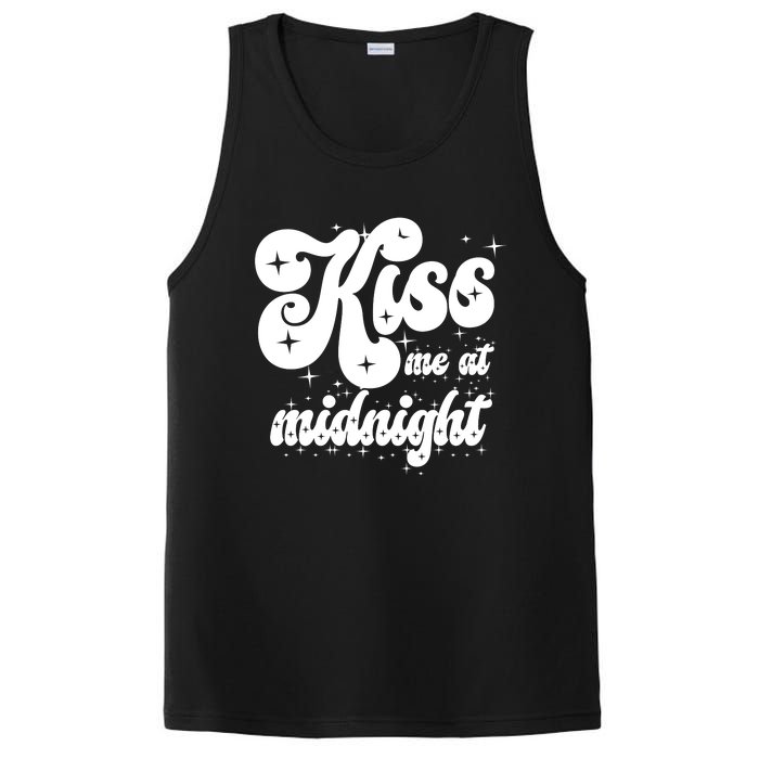 Kiss Me At Midnight Funny Happy New Years Eve PosiCharge Competitor Tank