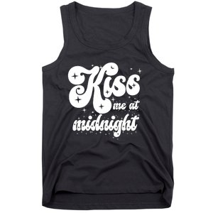 Kiss Me At Midnight Funny Happy New Years Eve Tank Top