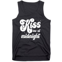 Kiss Me At Midnight Funny Happy New Years Eve Tank Top