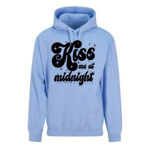 Kiss Me At Midnight Funny Happy New Years Eve Unisex Surf Hoodie