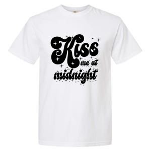 Kiss Me At Midnight Funny Happy New Years Eve Garment-Dyed Heavyweight T-Shirt