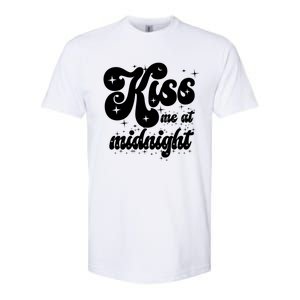 Kiss Me At Midnight Funny Happy New Years Eve Softstyle CVC T-Shirt