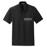 Kamala Make America Laugh Again American Flag 2024 Dry Zone Grid Polo