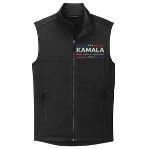 Kamala Make America Laugh Again American Flag 2024 Collective Smooth Fleece Vest