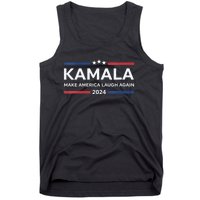 Kamala Make America Laugh Again American Flag 2024 Tank Top