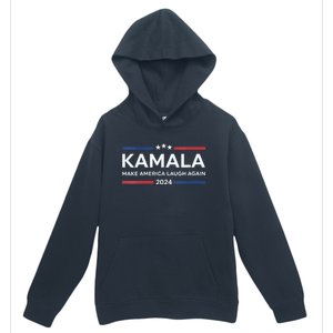 Kamala Make America Laugh Again American Flag 2024 Urban Pullover Hoodie