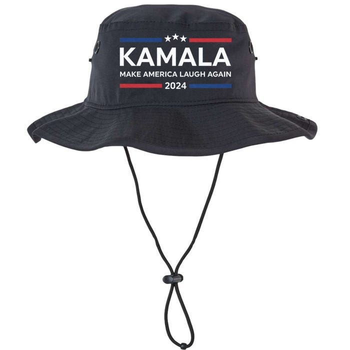 Kamala Make America Laugh Again American Flag 2024 Legacy Cool Fit Booney Bucket Hat