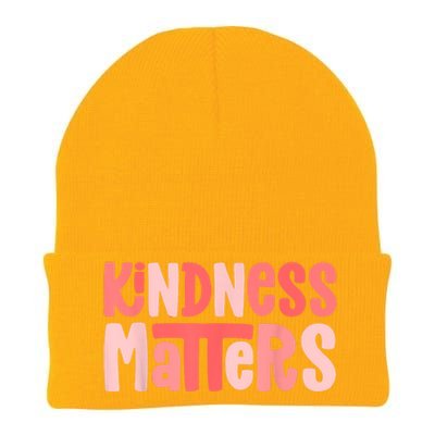 Kindness Matters Anti Bullying Shirts Teacher Gift Kind Knit Cap Winter Beanie