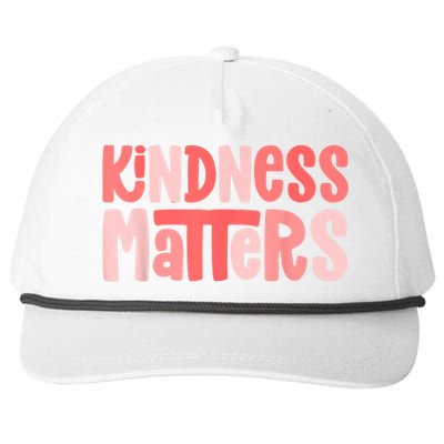 Kindness Matters Anti Bullying Shirts Teacher Gift Kind Snapback Five-Panel Rope Hat