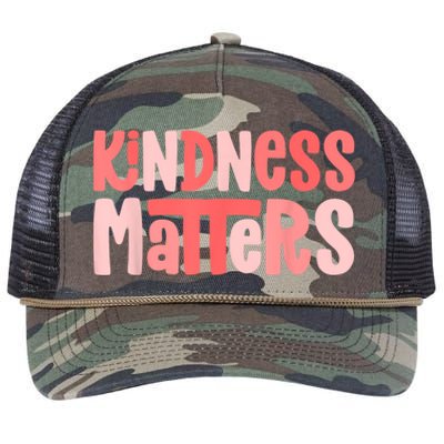 Kindness Matters Anti Bullying Shirts Teacher Gift Kind Retro Rope Trucker Hat Cap