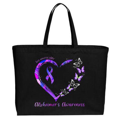 Keep Memories Alive AlzheimerS Awareness Cotton Canvas Jumbo Tote