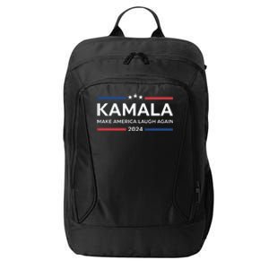 Kamala Make America Laugh Again American Flag 2024 City Backpack