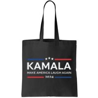 Kamala Make America Laugh Again American Flag 2024 Tote Bag