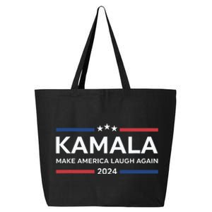 Kamala Make America Laugh Again American Flag 2024 25L Jumbo Tote