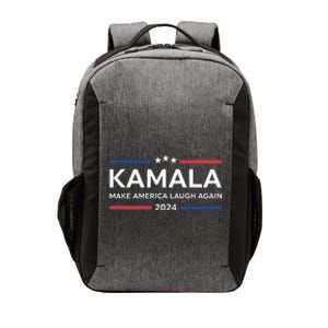 Kamala Make America Laugh Again American Flag 2024 Vector Backpack